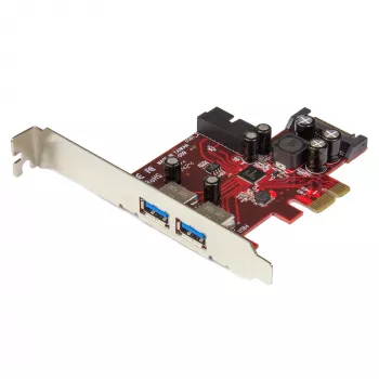 StarTech.com 4-portová PCI Express USB 3.0 karta – 2 externé a 2 interné – SATA napájanie – podpora UASP – 2 interné (IDC) hlavičky v štýle základnej dosky