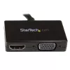 StarTech.com cestovný A/V adaptér: 2-in-1 DisplayPort na HDMI alebo VGA