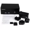 StarTech.com 2-portový KVM prepínač s duálnym VGA – USB 2.0, 1920 x 1200 pixelov, Full HD, 18 W, čierny
