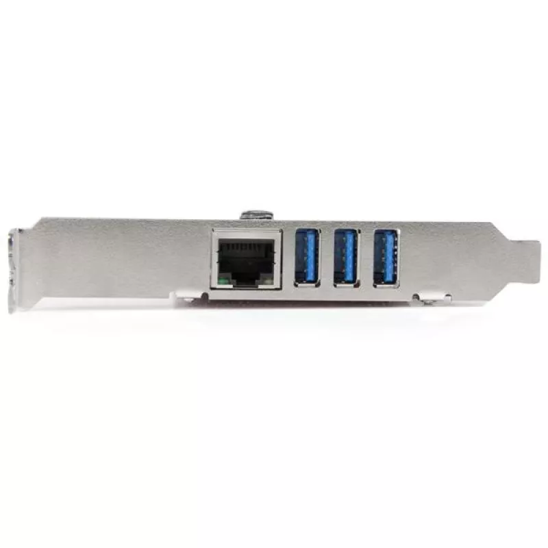 StarTech.com 3-portová PCI Express USB 3.0 karta + gigabitový Ethernet