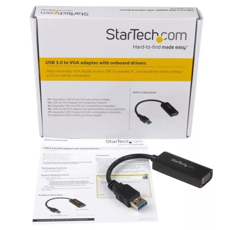 StarTech.com USB 3.0 na VGA adaptér – inštalácia ovládačov na palube – 1920x1200
