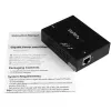 StarTech.com 1-portový gigabitový PoE+ extender – 802.3at a 802.3af – 100 m