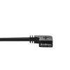 StarTech.com tenký Micro USB 3.0 kábel – M/M – ľavouhlý Micro-USB – 0,5 m (20 palcov)