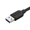 StarTech.com tenký Micro USB 3.0 kábel – M/M – ľavouhlý Micro-USB – 0,5 m (20 palcov)