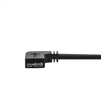 StarTech.com tenký Micro-USB 3.0 kábel – M/M – pravouhlý Micro-USB – 0,5 m (20 palcov)