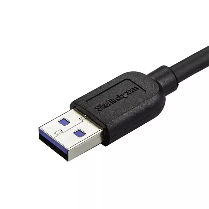 StarTech.com tenký Micro-USB 3.0 kábel – M/M – pravouhlý Micro-USB – 0,5 m (20 palcov)