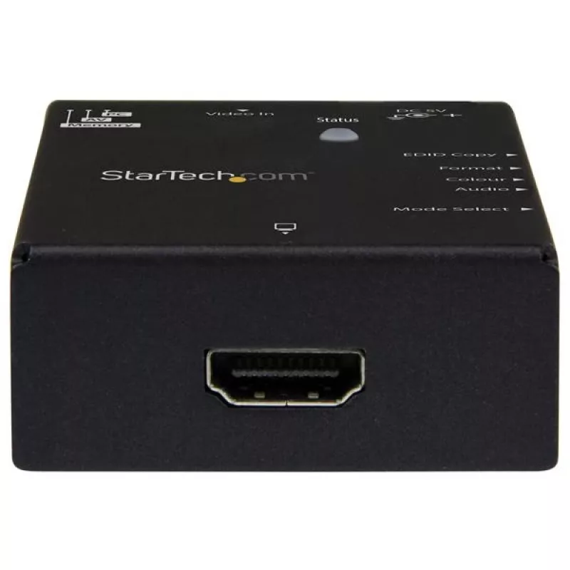 StarTech.com EDID emulátor pre HDMI displeje – 1080p, čierna, oceľ, RoHS, CE, FCC, 1920 x 1080 pixelov, 720p, 1080p, HDMI
