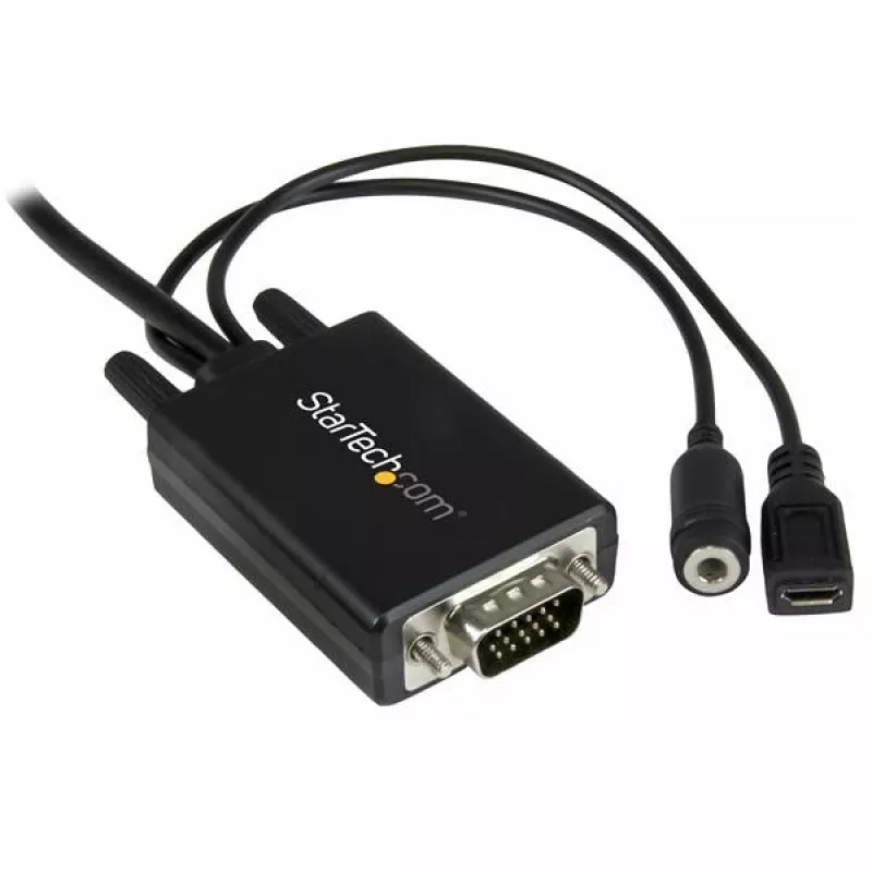 StarTech.com DisplayPort na VGA adaptérový kábel so zvukom – 6 stôp (2 m)