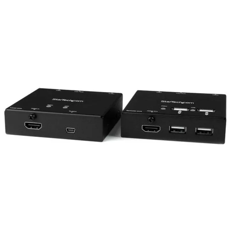 StarTech.com HDMI-over-CAT6 extender so 4-portovým USB hubom – 50 m – 1080p