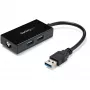 StarTech.com USB na Ethernet adaptér, USB 3.0 na 10/100/1000 Gigabit Ethernet LAN konvertor pre notebooky, 11,8