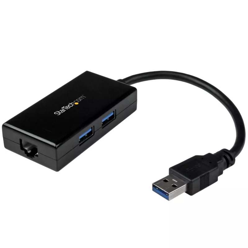 StarTech.com USB na Ethernet adaptér, USB 3.0 na 10/100/1000 Gigabit Ethernet LAN konvertor pre notebooky, 11,8