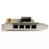 StarTech.com 4-portová PCIe Gigabit sieťová karta, interná, káblová, PCI Express, Ethernet, 2000 Mbit/s