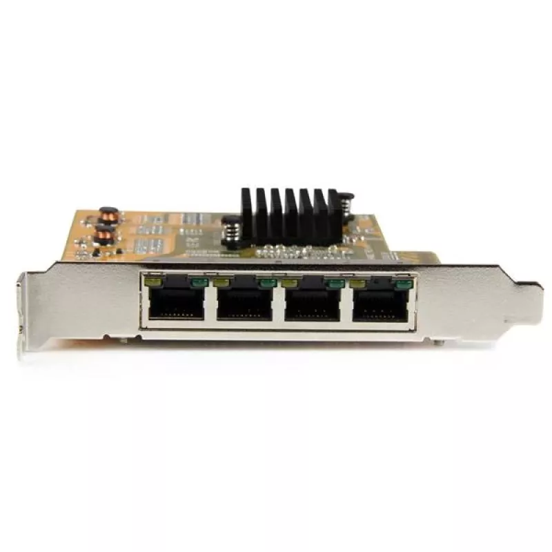 StarTech.com 4-portová PCIe Gigabit sieťová karta, interná, káblová, PCI Express, Ethernet, 2000 Mbit/s