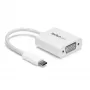 StarTech.com USB-C na VGA adaptér – biely, 3.2 Gen 1 (3.1 Gen 1), USB Type-C, VGA (D-Sub) výstup, 1920 x 1200 pixelov
