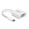 StarTech.com USB-C na VGA adaptér – biely, 3.2 Gen 1 (3.1 Gen 1), USB Type-C, VGA (D-Sub) výstup, 1920 x 1200 pixelov