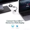 StarTech.com USB-C na VGA adaptér – biely, 3.2 Gen 1 (3.1 Gen 1), USB Type-C, VGA (D-Sub) výstup, 1920 x 1200 pixelov