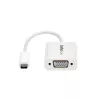 StarTech.com USB-C na VGA adaptér – biely, 3.2 Gen 1 (3.1 Gen 1), USB Type-C, VGA (D-Sub) výstup, 1920 x 1200 pixelov