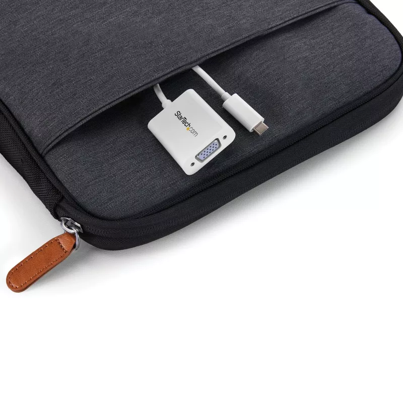 StarTech.com USB-C na VGA adaptér – biely, 3.2 Gen 1 (3.1 Gen 1), USB Type-C, VGA (D-Sub) výstup, 1920 x 1200 pixelov