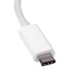 StarTech.com USB-C na DisplayPort adaptér – 4K 60Hz/8K 30Hz – USB Type-C na DP 1.4 HBR2 adaptér dongle – kompaktný USB-C (DP Alt Mode) monitor video konvertor – kompatibilný s Thunderbolt 3 – biely