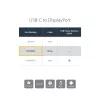 StarTech.com USB-C na DisplayPort adaptér – 4K 60Hz/8K 30Hz – USB Type-C na DP 1.4 HBR2 adaptér dongle – kompaktný USB-C (DP Alt Mode) monitor video konvertor – kompatibilný s Thunderbolt 3 – biely