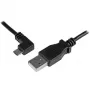 StarTech.com Micro-USB nabíjací a synchronizačný kábel M/M – ľavouhlý Micro-USB – 24 AWG – 2 m