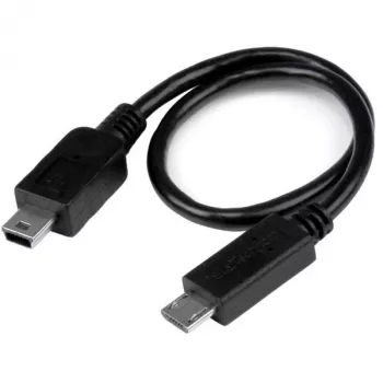 StarTech.com USB-OTG kábel – Micro-USB na Mini-USB – M/M – 20 cm