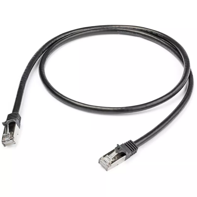 StarTech.com Cat6 patch kábel – tienený (SFTP) – 1 m, čierny