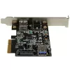 StarTech.com 2-portová USB 3.1 (10Gbps) karta – USB-A, 1x externý, 1x interný – PCIe