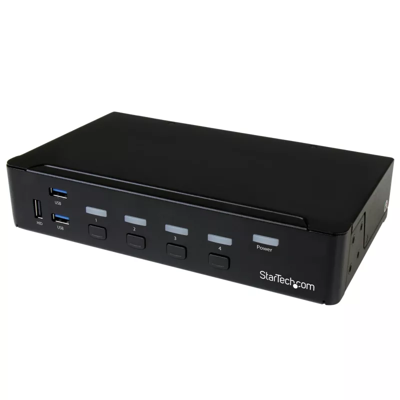StarTech.com 4-portový DisplayPort KVM switch – USB 3.0 – 4K 30Hz