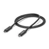 StarTech.com 3 ft. (1 m) Thunderbolt 3 kábel so 100 W Power Delivery – 40 Gbit/s