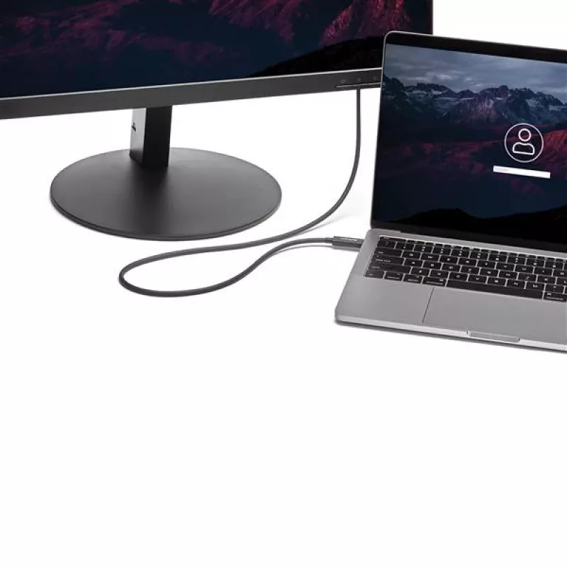 StarTech.com 3 ft. (1 m) Thunderbolt 3 kábel so 100 W Power Delivery – 40 Gbit/s
