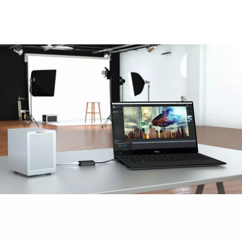 StarTech.com Thunderbolt 3 na Thunderbolt 2 adaptér – TB3 notebook na TB2 displeje a zariadenia – Thunderbolt 2 20 Gbit/s alebo Thunderbolt 1 10 Gbit/s konvertor – Thunderbolt 3 certifikovaný – Windows/Mac