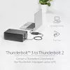 StarTech.com Thunderbolt 3 na Thunderbolt 2 adaptér – TB3 notebook na TB2 displeje a zariadenia – Thunderbolt 2 20 Gbit/s alebo Thunderbolt 1 10 Gbit/s konvertor – Thunderbolt 3 certifikovaný – Windows/Mac