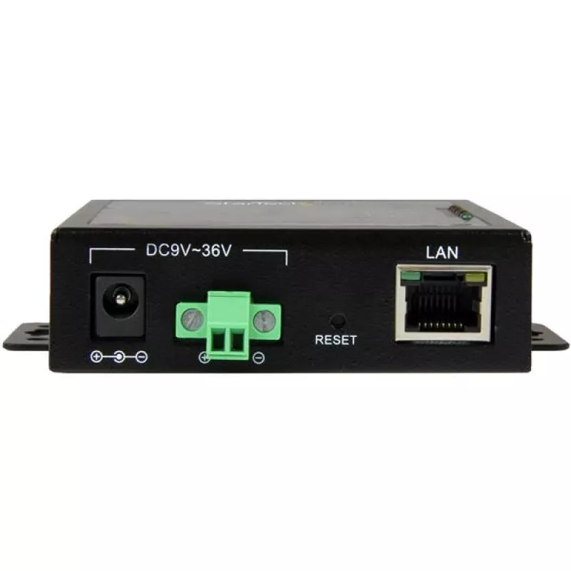 StarTech.com 2-portový Serial-to-IP Ethernet Device Server – RS232 – kovový a montovateľný