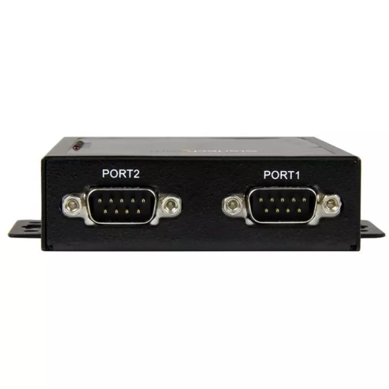 StarTech.com 2-portový Serial-to-IP Ethernet Device Server – RS232 – kovový a montovateľný