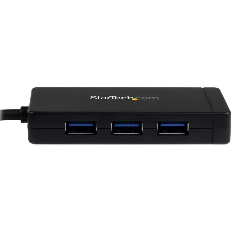 StarTech.com 3-portový USB 3.0 hub plus Gigabit Ethernet – USB-C – vrátane napájacieho zdroja