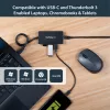 StarTech.com 3-portový USB 3.0 hub plus Gigabit Ethernet – USB-C – vrátane napájacieho zdroja