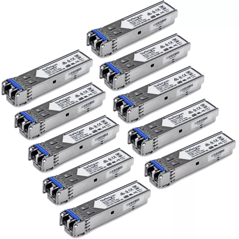 StarTech.com Cisco GLC-LH-SMD kompatibilný SFP transceiver modul – 1000BASE-LX/LH – balenie 10 ks