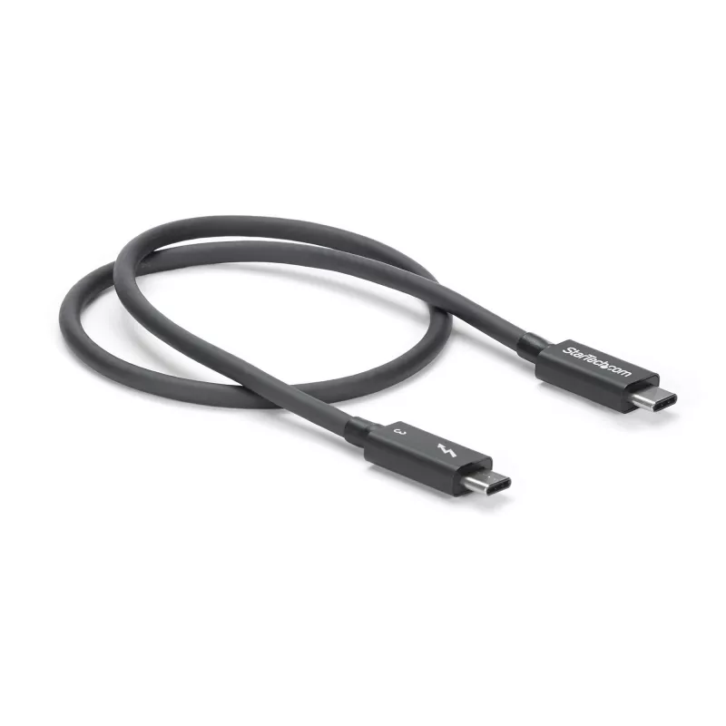 StarTech.com 0,5 m Thunderbolt 3 (40 Gbit/s) USB-C kábel – kompatibilný s Thunderbolt, USB a DisplayPort
