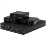 StarTech.com 3-portový HDBaseT extender kit s 3 prijímačmi – 1x3 HDMI cez CAT5e splitter – až do 4K