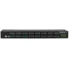StarTech.com 16-portový USB na sériový adaptér hub, USB 2.0 Type-B, sériový, 480 Mbit/s, čierny, oceľ, 36 W