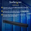 StarTech.com vertikálny káblový manažér s prstovými kanálmi – 0U – 3 ft.