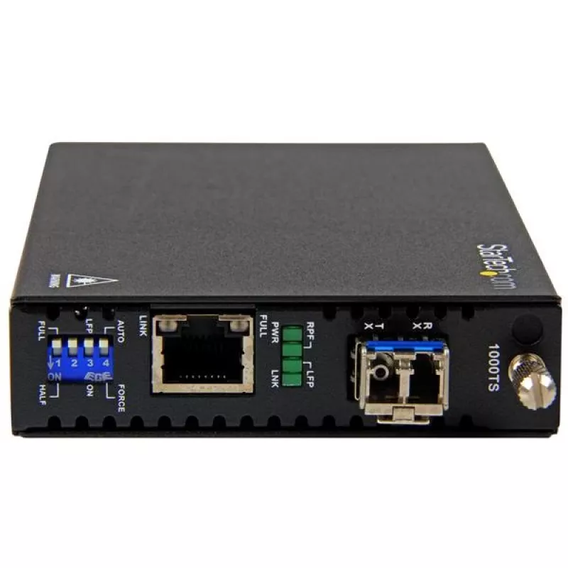 StarTech.com Gigabit Ethernet medený na optický vlákno mediakonvertor – SM LC – 20 km