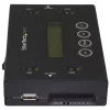 StarTech.com 1:1 samostatný duplikátor a vymazávač pevných diskov, USB thumb drive a SATA HDD/SSD klonovač a vymazávač diskov, LCD displej, TAA-kompatibilný, nezávislý od operačného systému