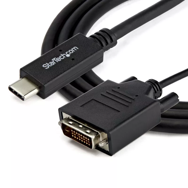 StarTech.com 2 m USB-C na DVI kábel – 1920 x 1200 – čierny