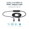 StarTech.com 0,91 m (3 ft) USB-C na HDMI kábel – 4K 30 Hz USB Type-C na HDMI video displej konvertor – USB-C DP Alt Mode na HDMI monitor adaptér kábel – kompatibilný s Thunderbolt