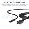 StarTech.com 0,91 m (3 ft) USB-C na HDMI kábel – 4K 30 Hz USB Type-C na HDMI video displej konvertor – USB-C DP Alt Mode na HDMI monitor adaptér kábel – kompatibilný s Thunderbolt