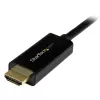 StarTech.com 5 m DisplayPort na HDMI kábel – 4K 30 Hz – DisplayPort na HDMI adaptérový kábel – DP 1.2 na HDMI monitor kábel konvertor – uzamykateľný DP konektor samec – pasívny DP na HDMI kábel