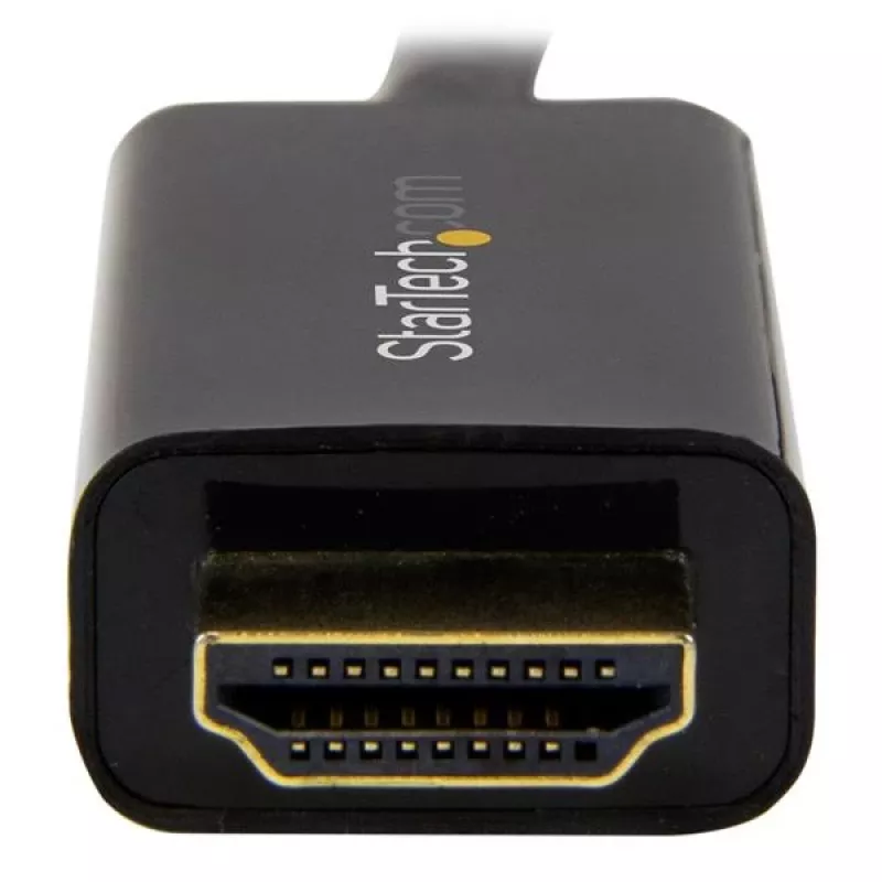 StarTech.com 5 m DisplayPort na HDMI kábel – 4K 30 Hz – DisplayPort na HDMI adaptérový kábel – DP 1.2 na HDMI monitor kábel konvertor – uzamykateľný DP konektor samec – pasívny DP na HDMI kábel