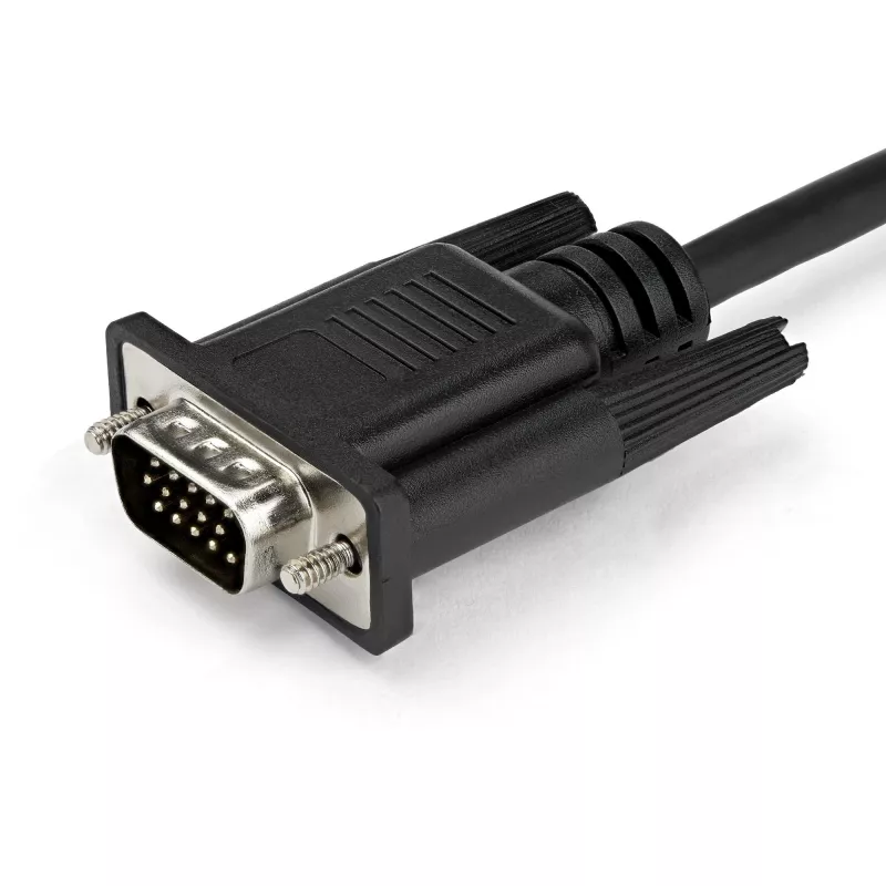 StarTech.com 1 m USB-C na VGA kábel – 1920x1200/1080p USB Type-C na VGA aktívny video adaptérový kábel – kompatibilný s Thunderbolt 3 – laptop na VGA monitor/projektor – DP Alt Mode HBR2
